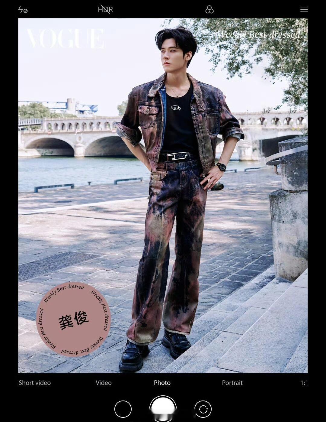 龚俊VOGUE一周穿搭TOP时尚的神，时尚的统治区，时尚的天花板龚俊发文告别陆小
