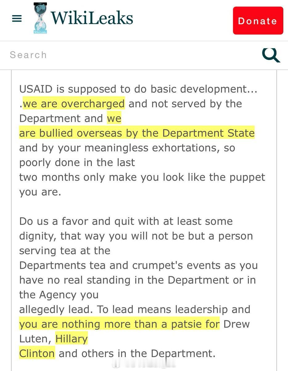 维基解密过去公布的2010年邮件材料中已经提到了美国国际开发署（USAID）的资