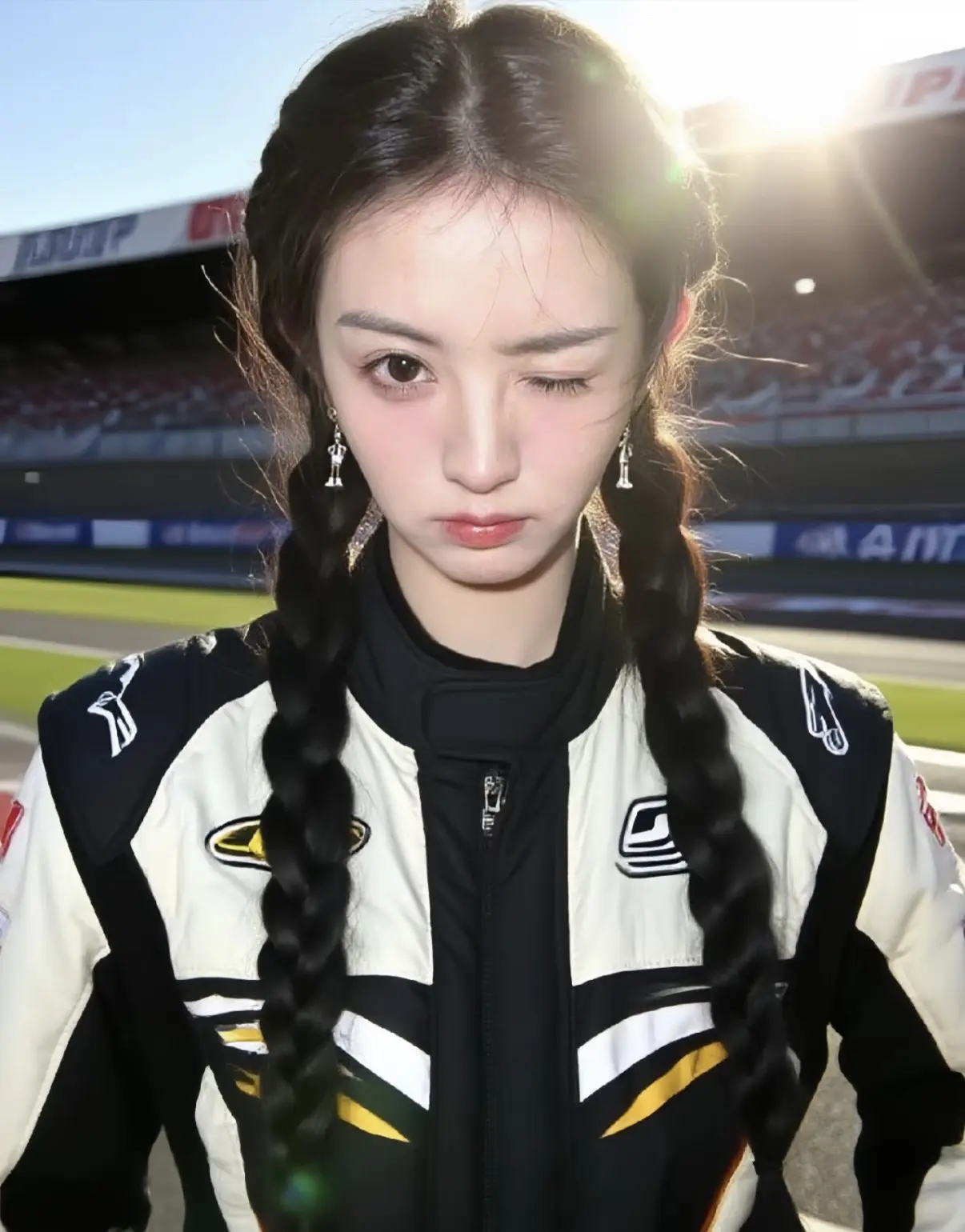 田曦薇 赛车服