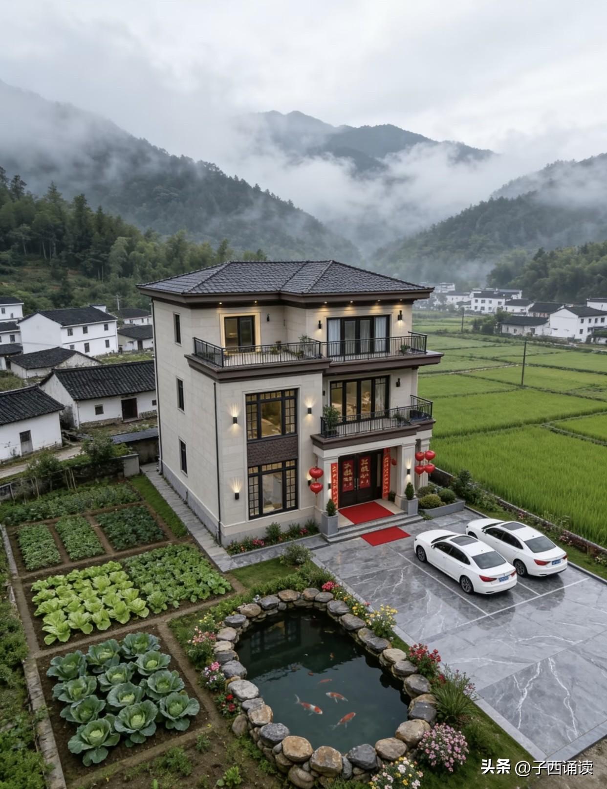 花150万在农村建造这样一栋大别墅，你们觉得值吗？