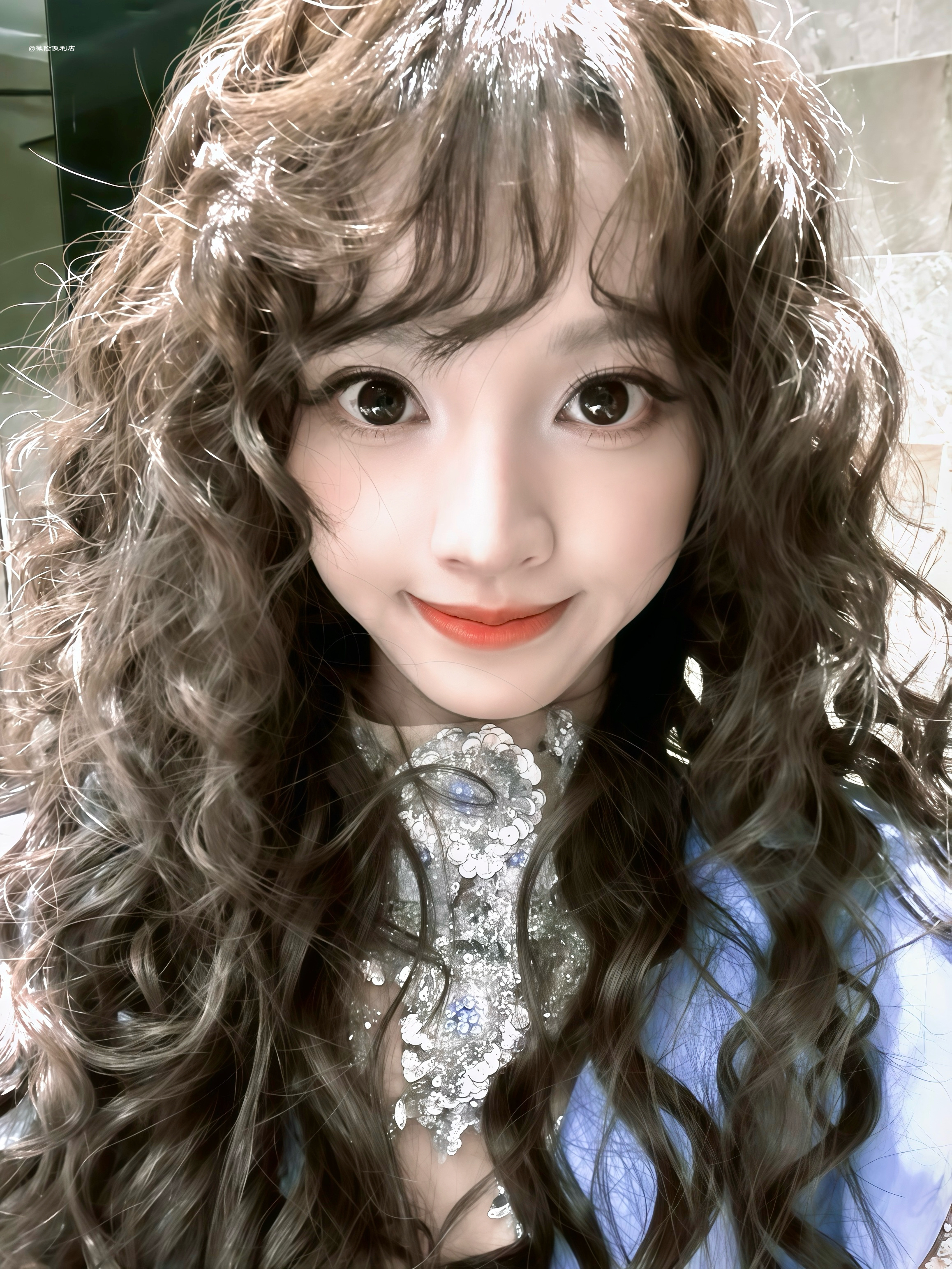 田曦薇真人洋娃娃田曦薇 田曦薇好一朵蓝色妖姬