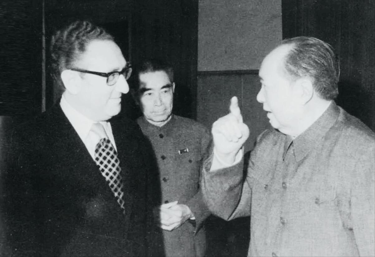 基辛格曾先后五次面见毛泽东。 
在《论中国》与多次晚年采访里，他反复感慨，毛泽东