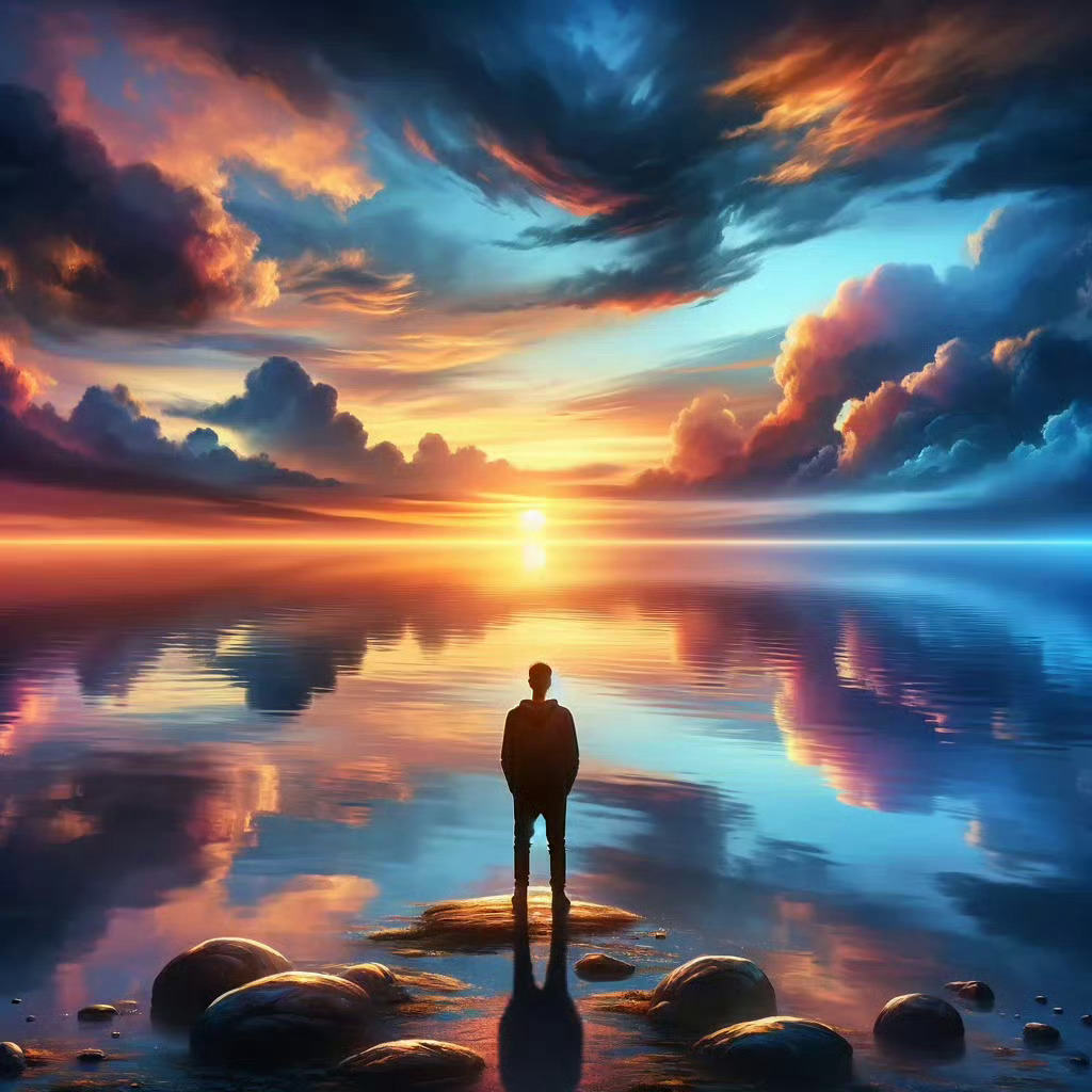 每天，自己向自己表达的东西越来越多了，需要向别人表达和表现的东西就越来越少了，人