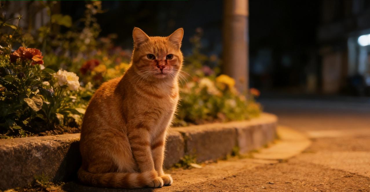 昨晚加完班，拖着步子往家走。路灯昏黄，四下安静，只听见自己的脚步声。

拐过街角