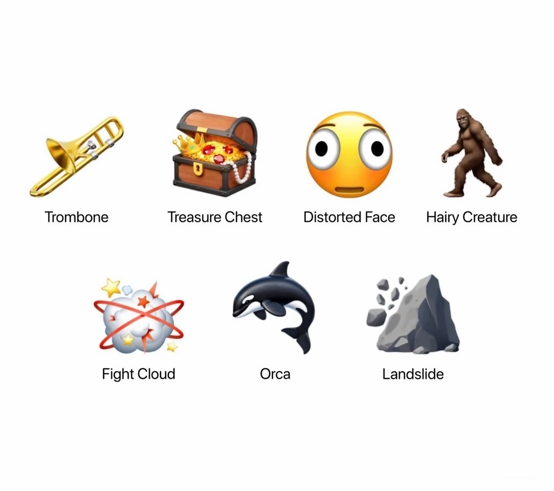 iOS26.4又出了几个表情包，有你喜欢的吗？