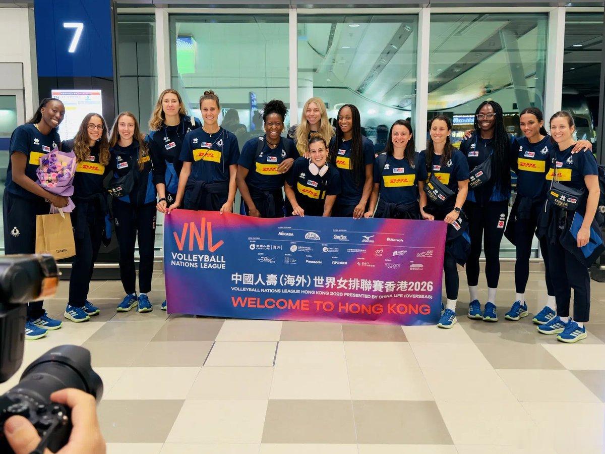 国际排坛动态意大利女排意大利女排已经顺利抵达香港，即将开启VNL第三周赛事7月8