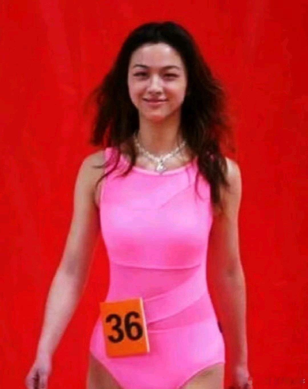 汤唯选美旧照 这美貌太突出了 