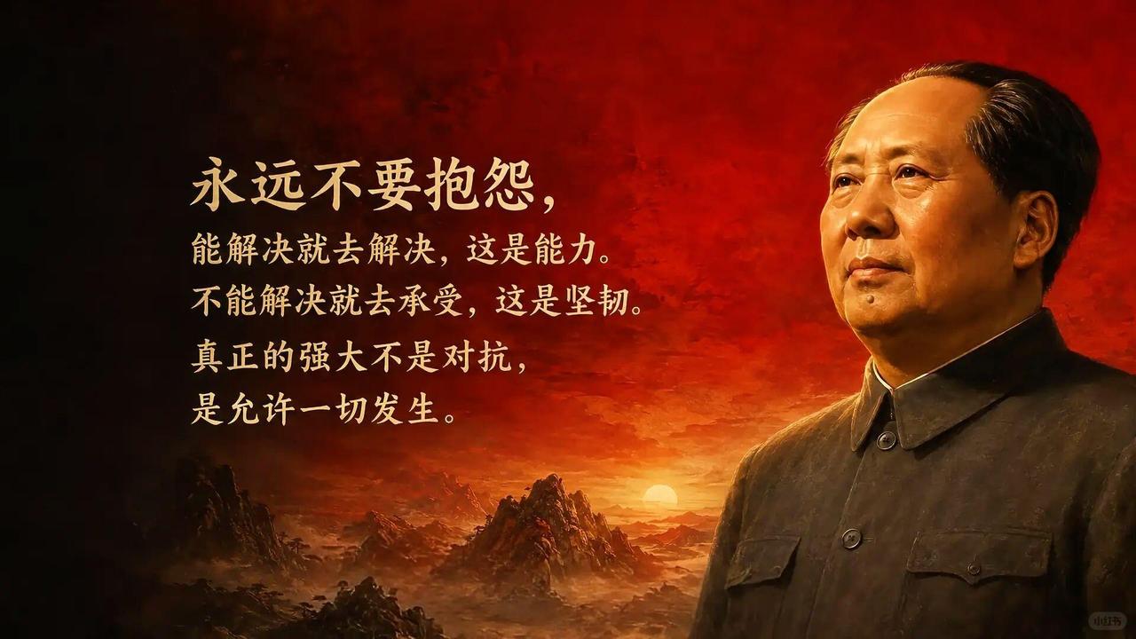 。
 
简短一句话，道尽事物发展的客观规律，穿越岁月，至今依旧能够抚慰人心。革命