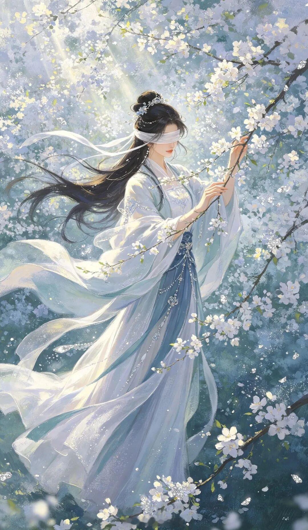 世间风月万千入不了我眼，唯有你推门来时，携一身晚风，乱我半生心神。——《砚边栖春