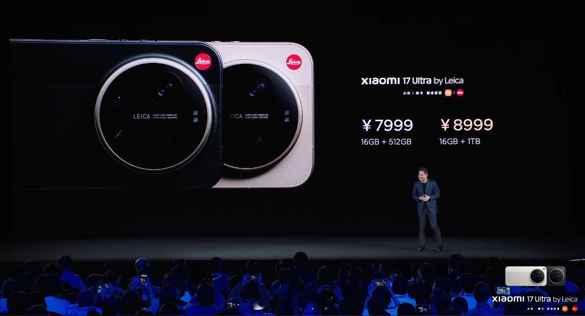 小米17Ultra 徕卡版价格来了~16+512，1141.36＄16+1TB，