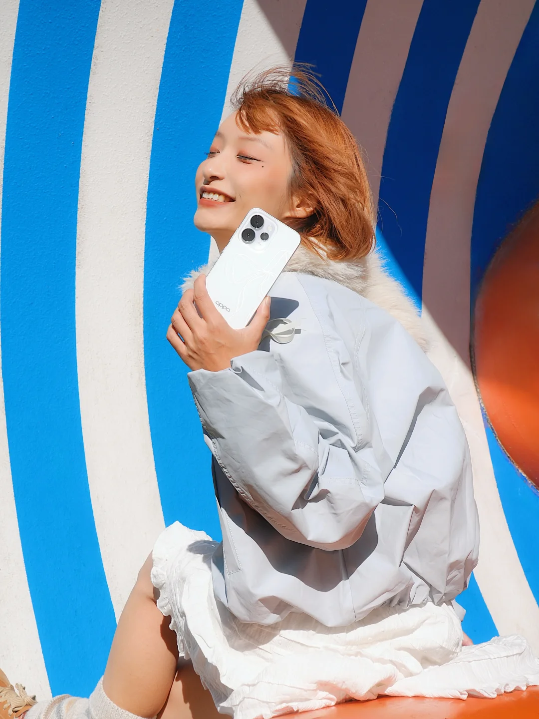 当OPPO Reno15系了blingling的星光蝴蝶结🎀