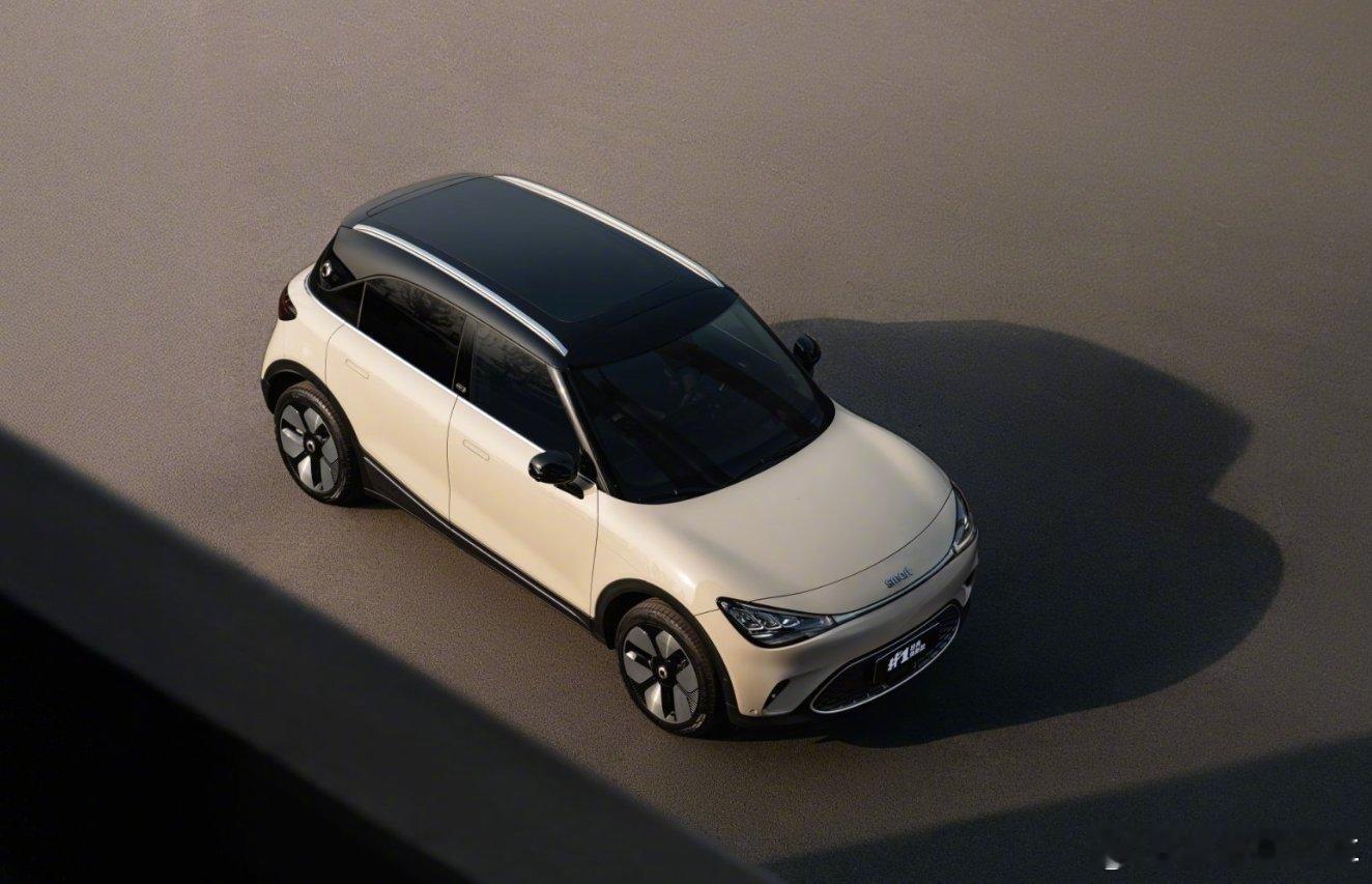 15万纯电精灵1号超值升级大V聊车2025粤港澳大湾区车展 smart精灵1号经