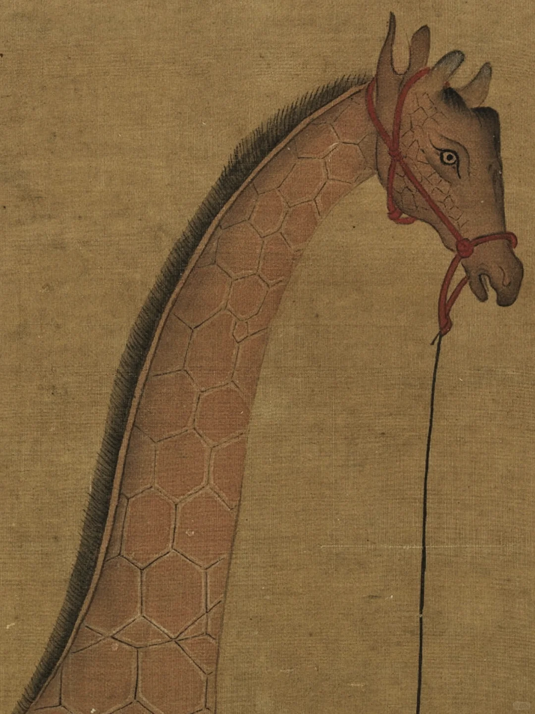 麒麟？长颈鹿🦒？《明人画麒麟沈度颂》