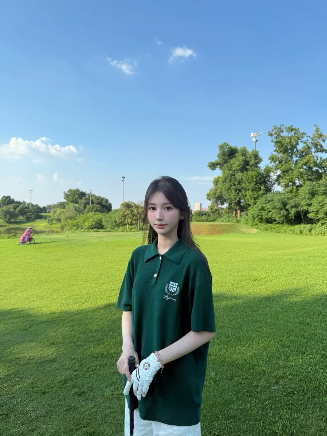 今天当小小球童⛳️