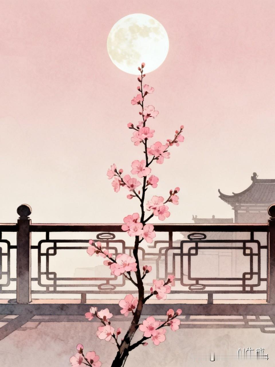 上联：红杏出墙枝引诱，求下联下联，明月登楼情爱脑！[比心]