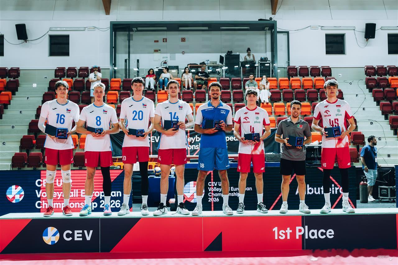 【U22男排欧青赛最佳阵容】🏆 MVP：瓦茨拉夫・塞德尔 🇨🇿🏆 二传 