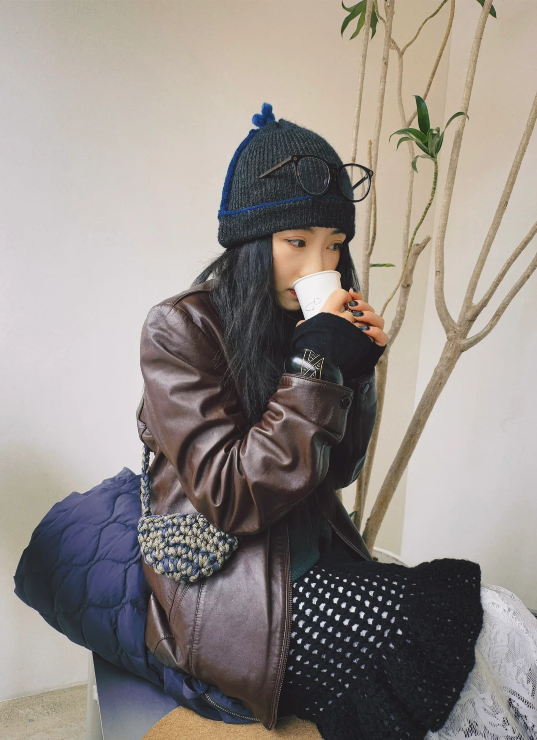 难得在冬天可以温度自由·ootd