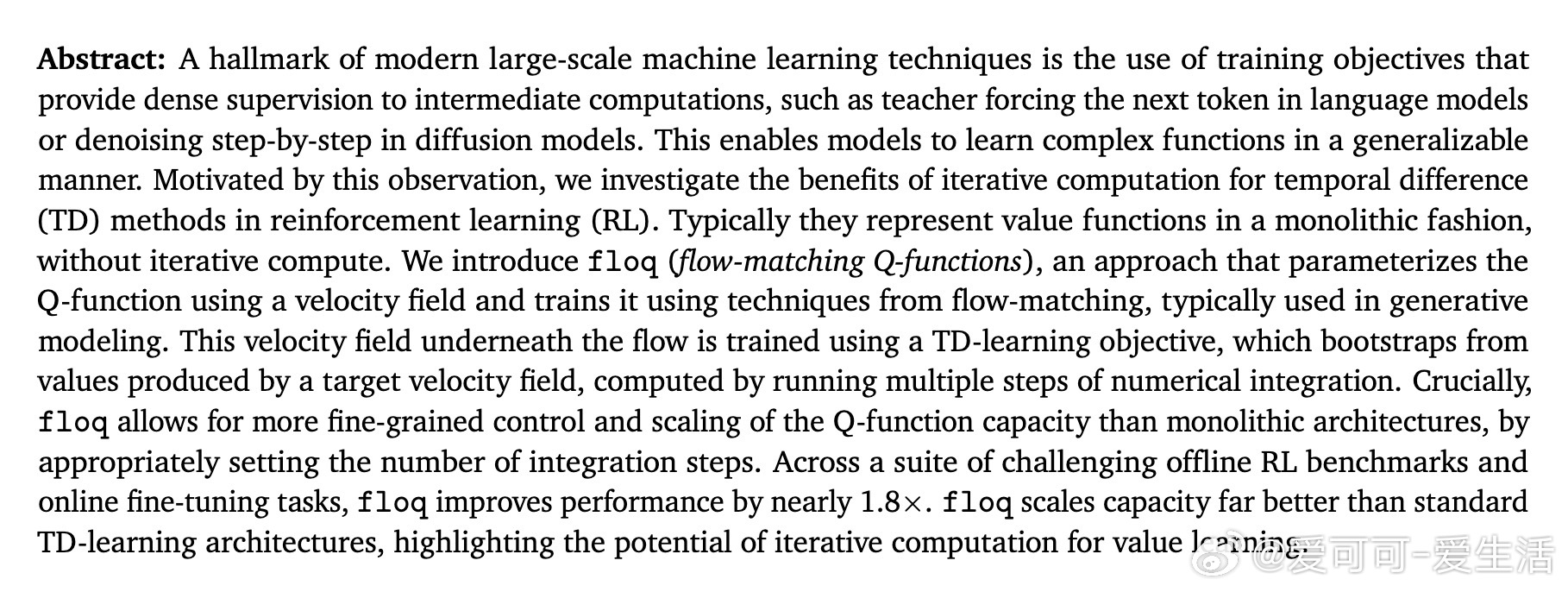 [LG]《floq: Training Critics via Flow-Mat