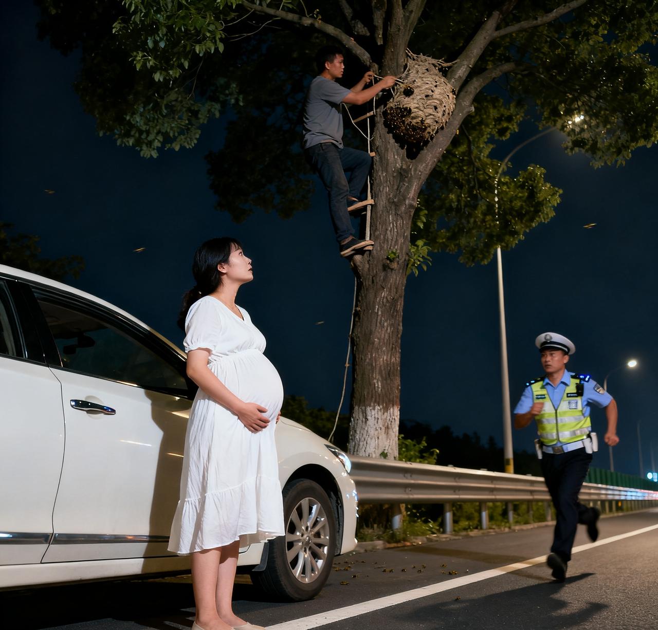 男子抛下孕期高速停车掏马蜂窝被罚
咱就好奇了，
马蜂泡酒是镶了金还是镀了银？
能