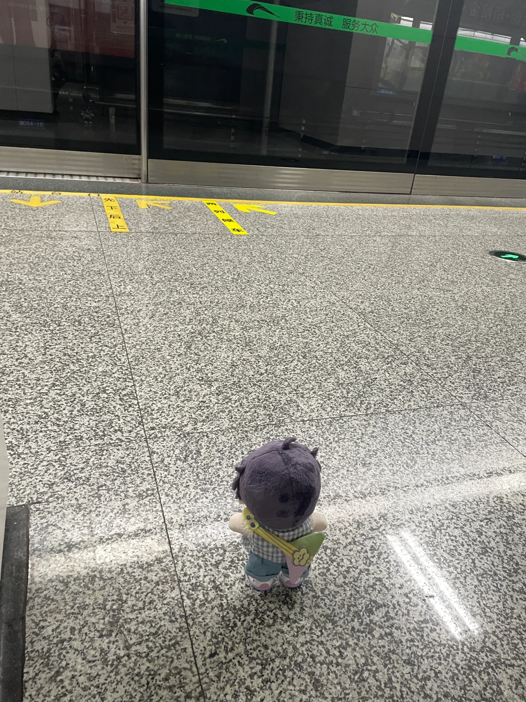 你好紫葡萄不让进地铁哦