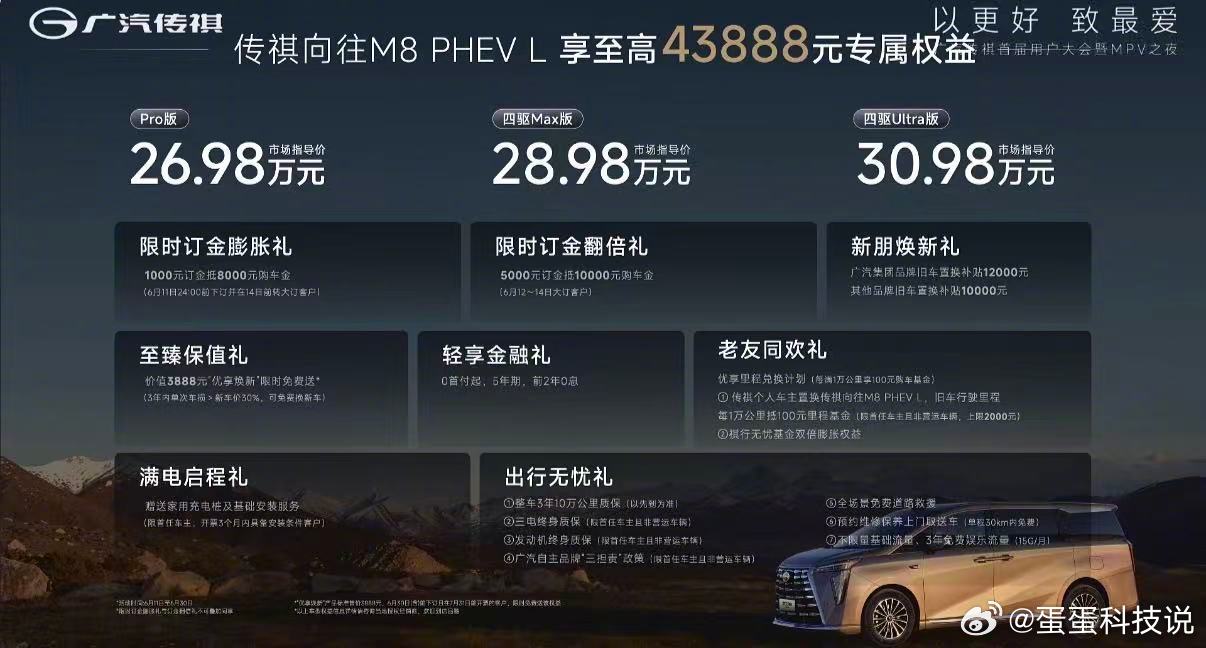 广汽传祺这是把“持家”刻进DNA了吧！M8和E8这对“黄金搭档”价格一公布，我直