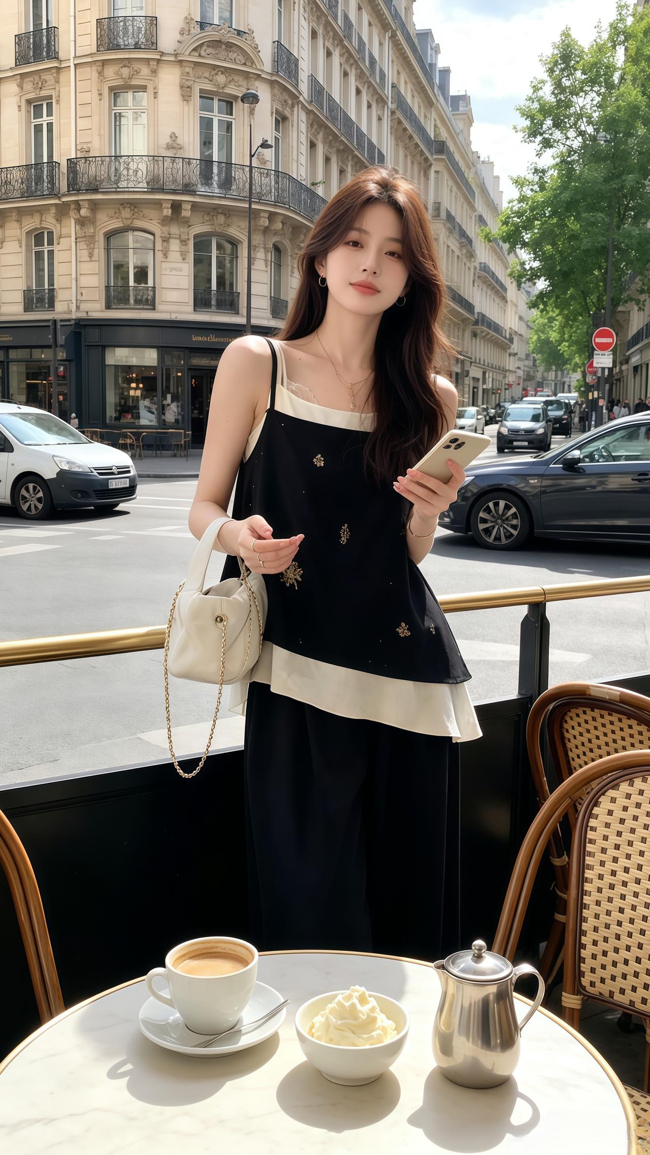 今日份极简穿搭 夏日穿搭的尽头是极简 法式高智感穿搭 韩系穿搭夏季穿搭