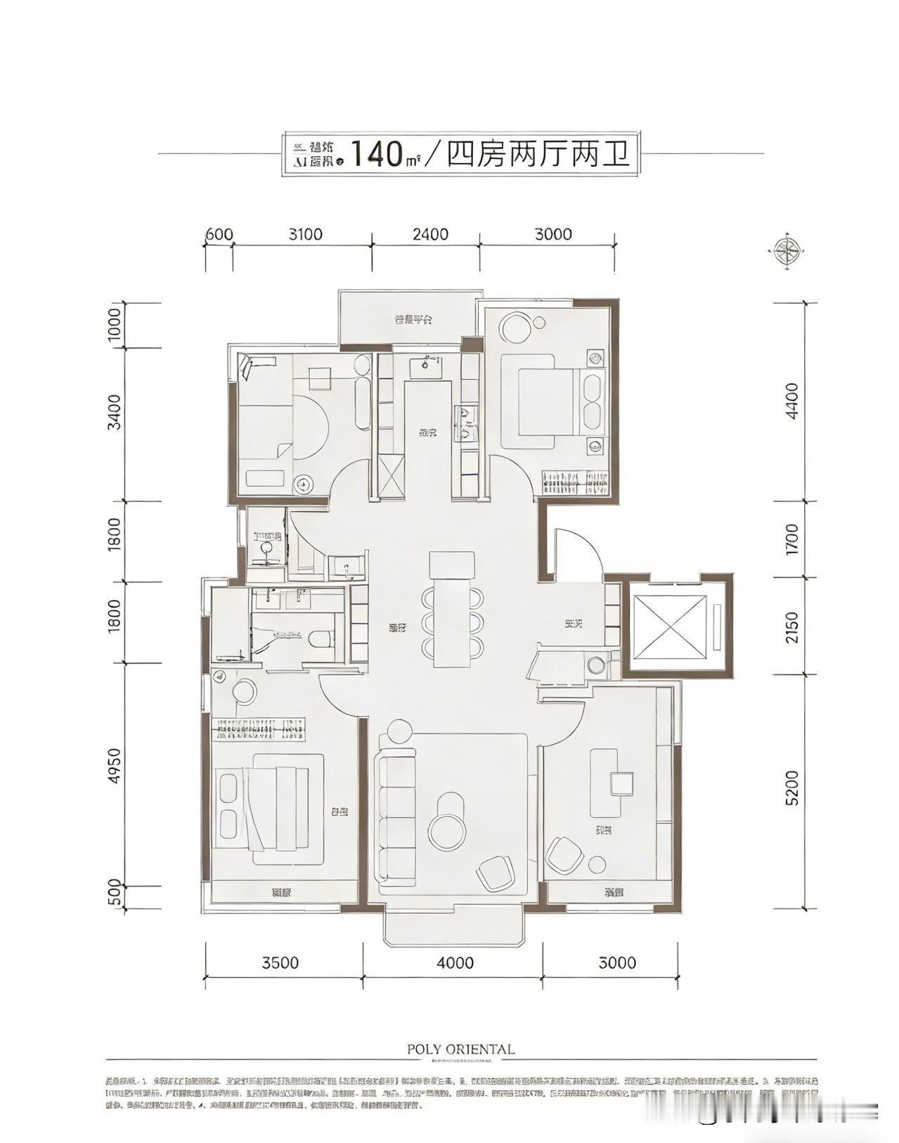 保利熙瑞户型图供您品鉴！

户型优势：每一户都有入户玄关，增添豪宅入户仪式感。经