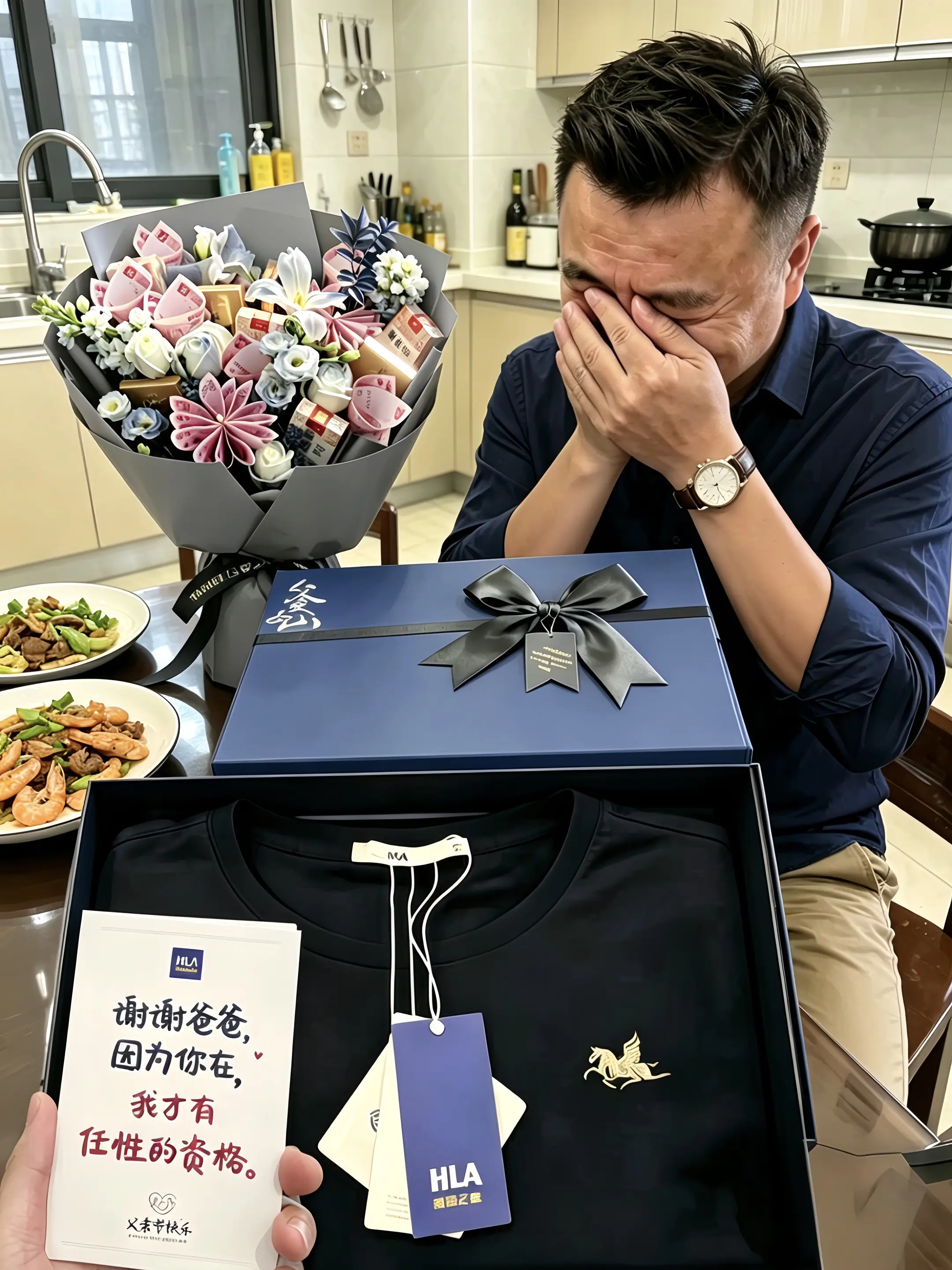 人生中的第一件海澜之家 送给我最亲爱的父亲