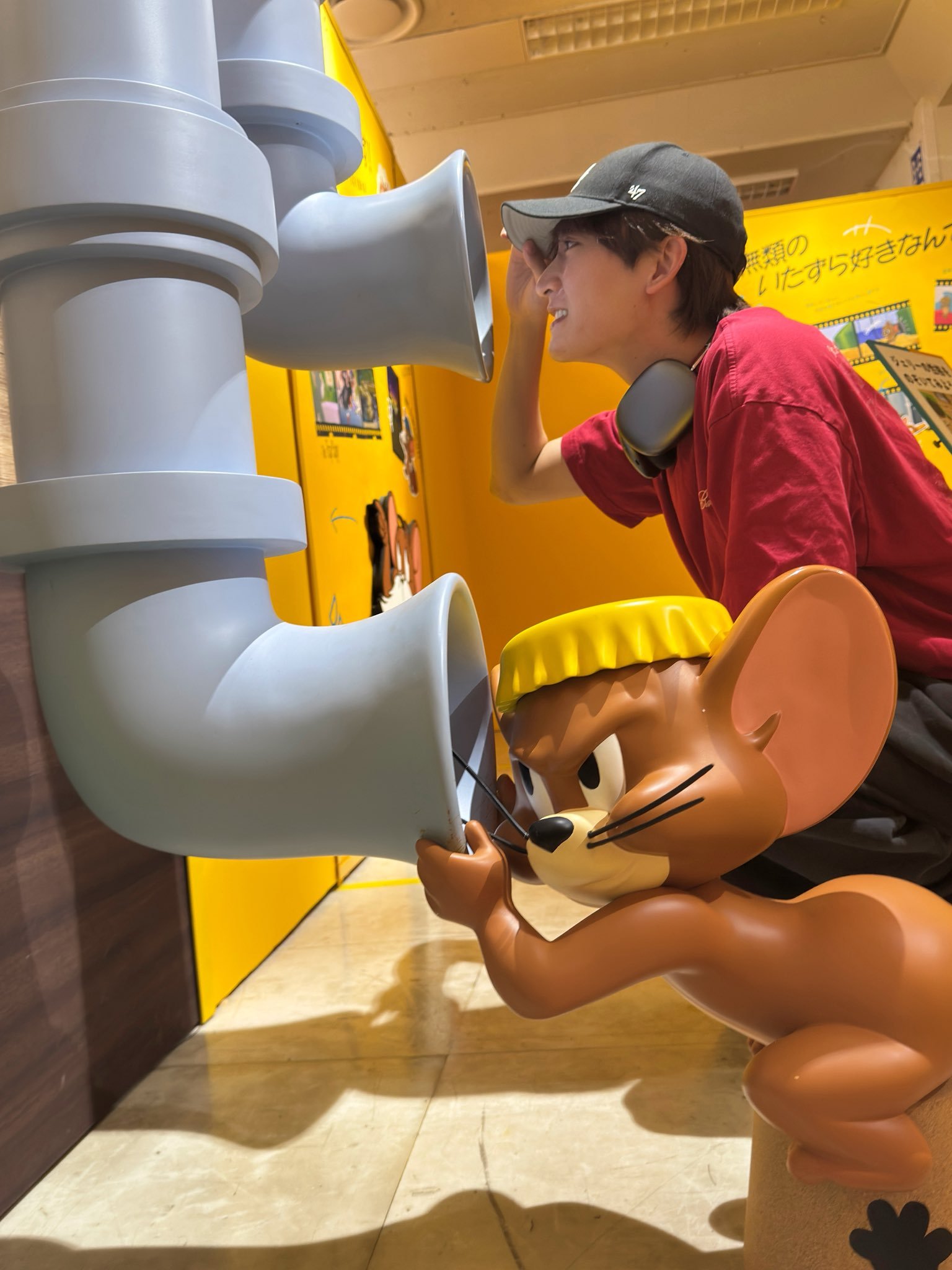 知念英和念願の トムとジェリー展 に行ってきました！！！🐱🐭なお駆けつけてく