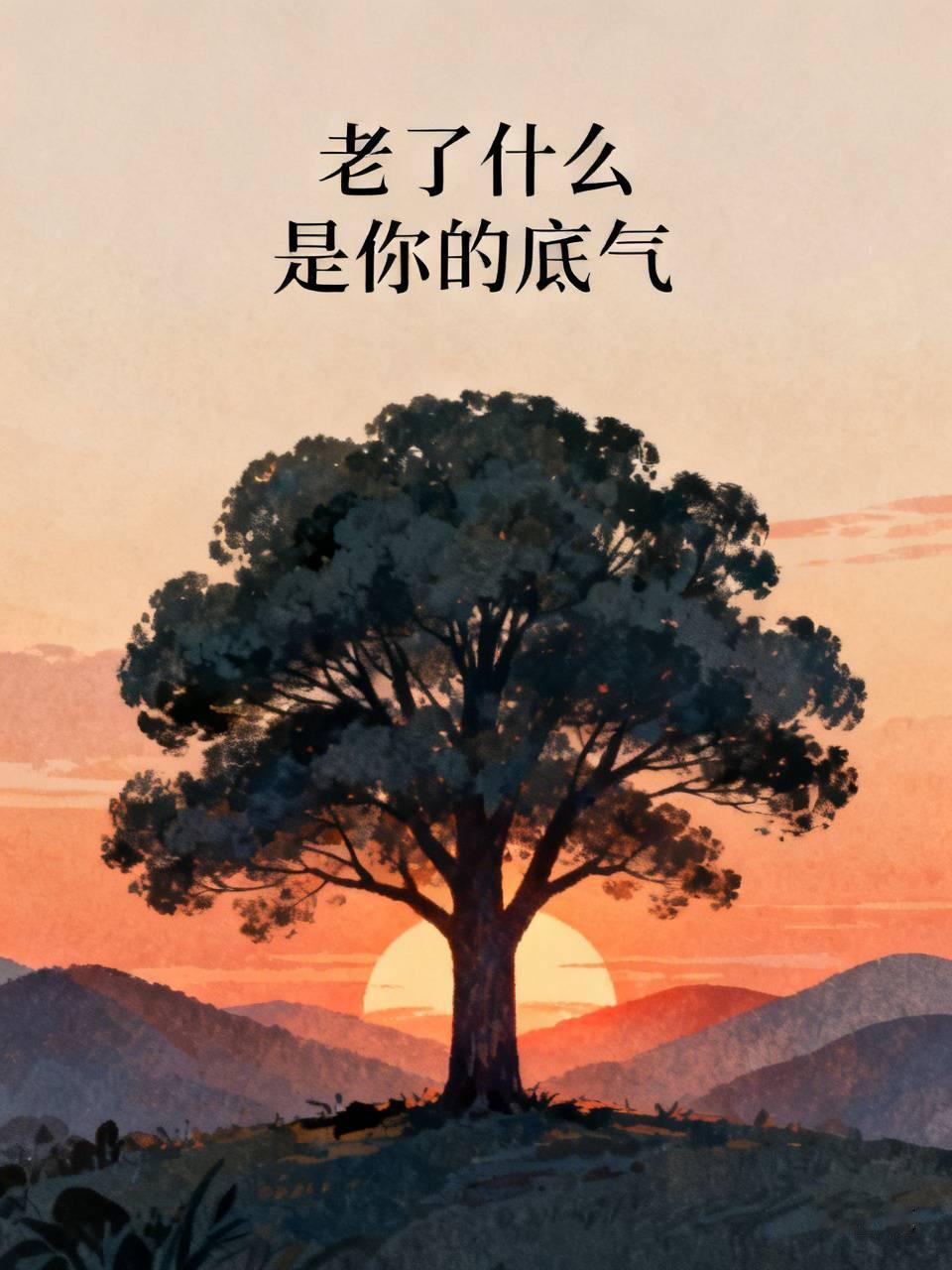 老了，什么才是底气？其实它是个环环相扣的系统。
健康的身体就是最硬的核武器，是所