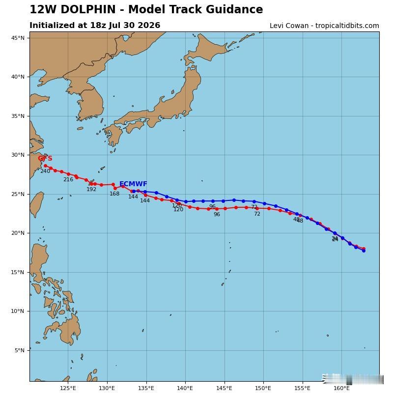 13号台风白海豚未来路径决定因素是它！预测路径图一览

截至7月31日早5时，今