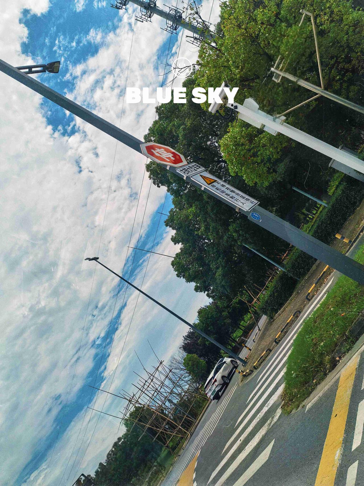 在这个夏天见你，
牵着你的手，
把整条街的热风
都走成浪漫。
带定位晒今日生活