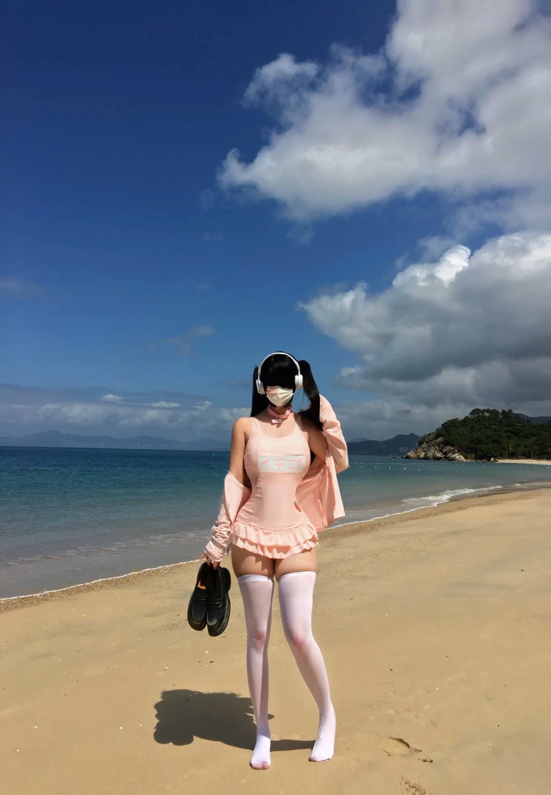 海边穿搭 海边 体操服