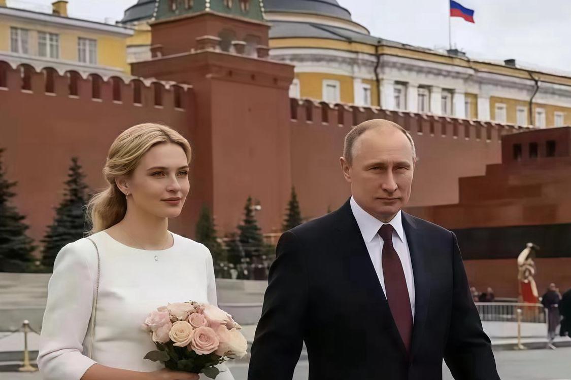 这对比，看着真扎心，却又真实得可怕。

同样的黑西装红领带，俄总统还是那个俄总统