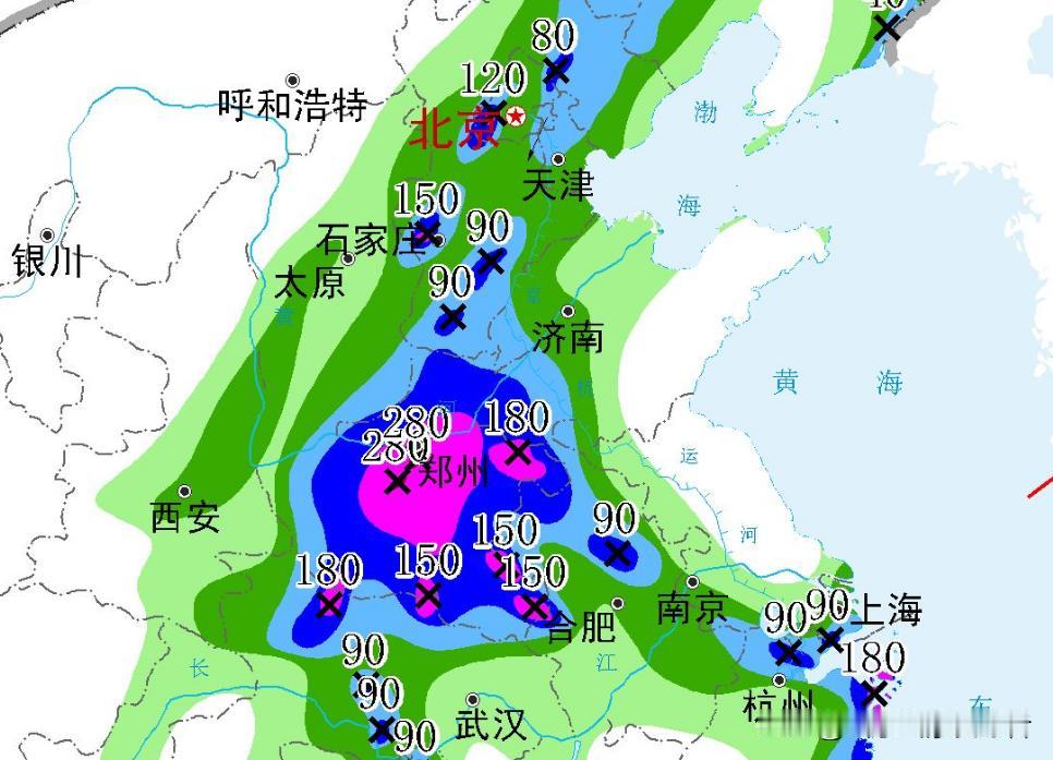 【最新:冷暖气流激烈交汇，山东最大雨量已达104毫米！】

受台风低涡残留云系和