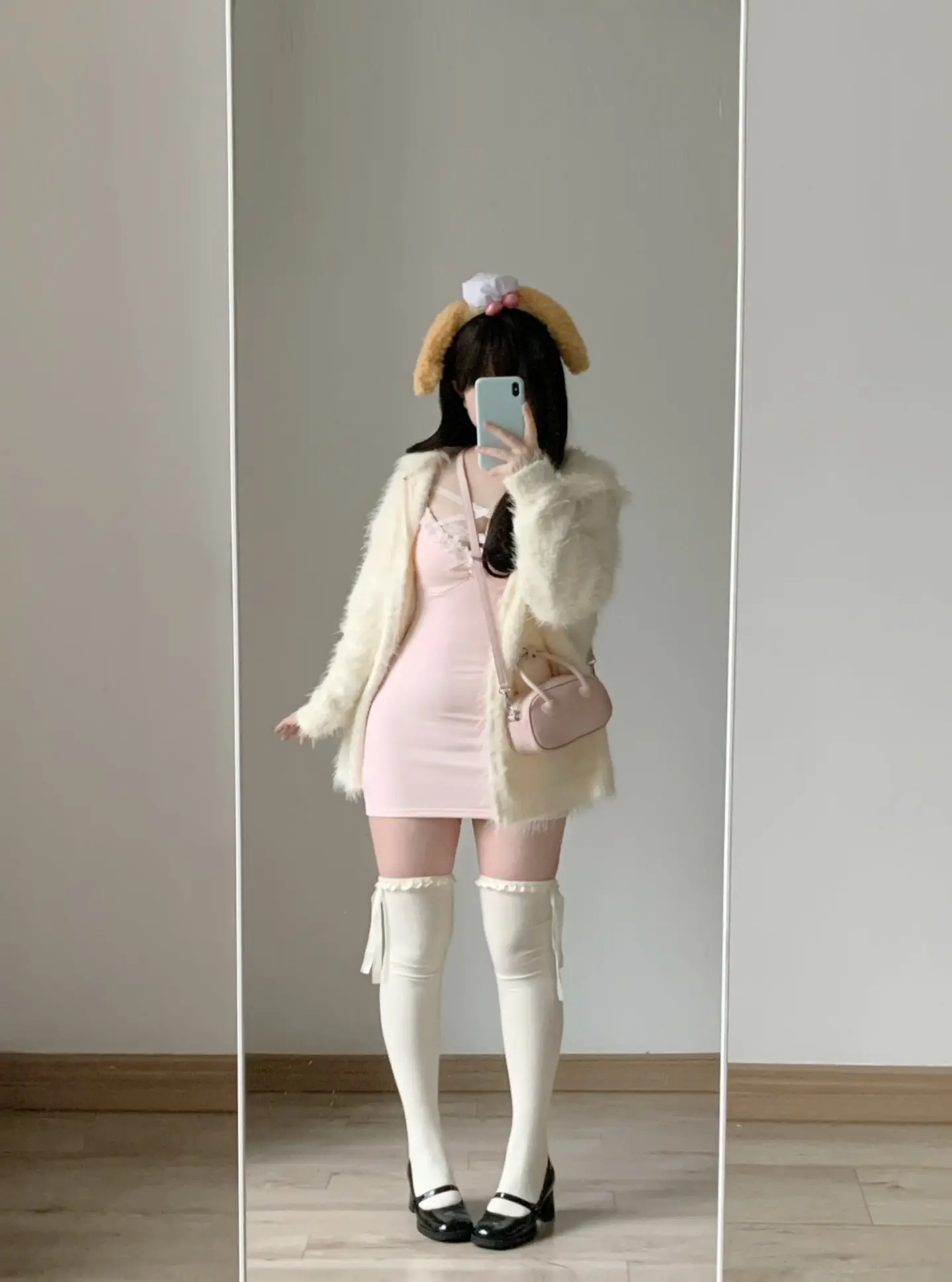 微胖🩰绝美粉嫩少女感约会穿搭