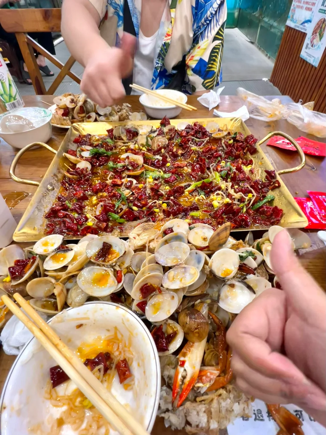 必须晒一下！！在北海，我💰58吃的海鲜！！