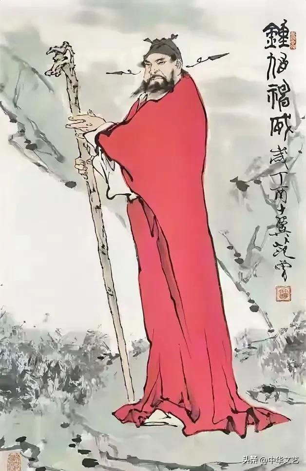 “流水线艺术品”创始人范曾代表作品钟馗系列
87岁国画大师范曾：“我刚娶了36岁