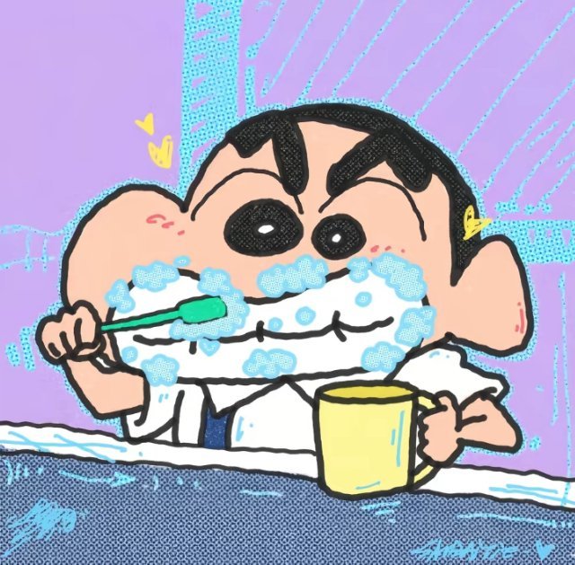 𝙒𝙚𝘾𝙝𝙖𝙩 | 可爱头像 | 卡通头像 | 治愈系 | 蜡笔小新 