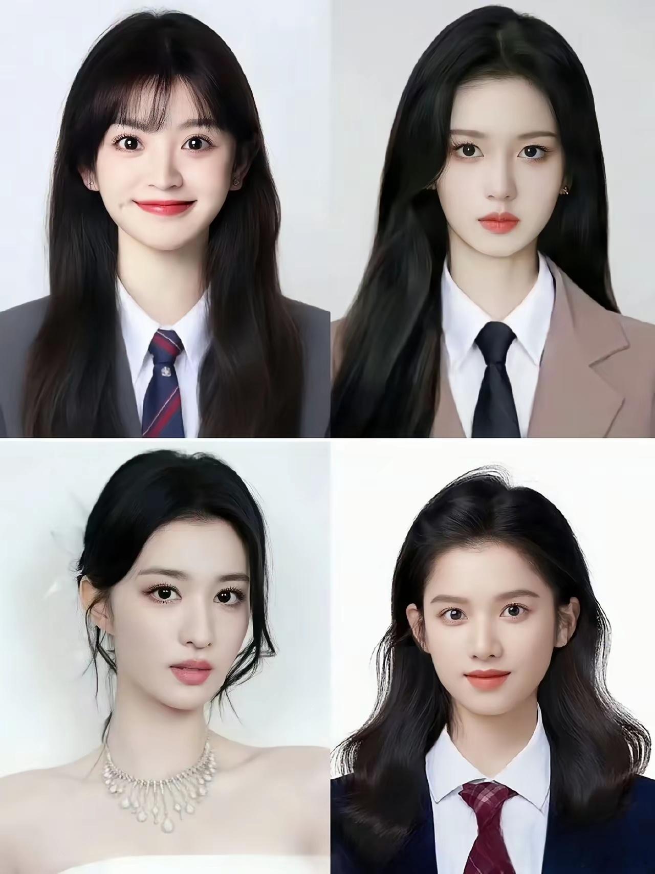 田曦薇、周也、王楚然、张婧仪被称为娱乐圈95花颜霸，你更喜欢谁？ ​​​