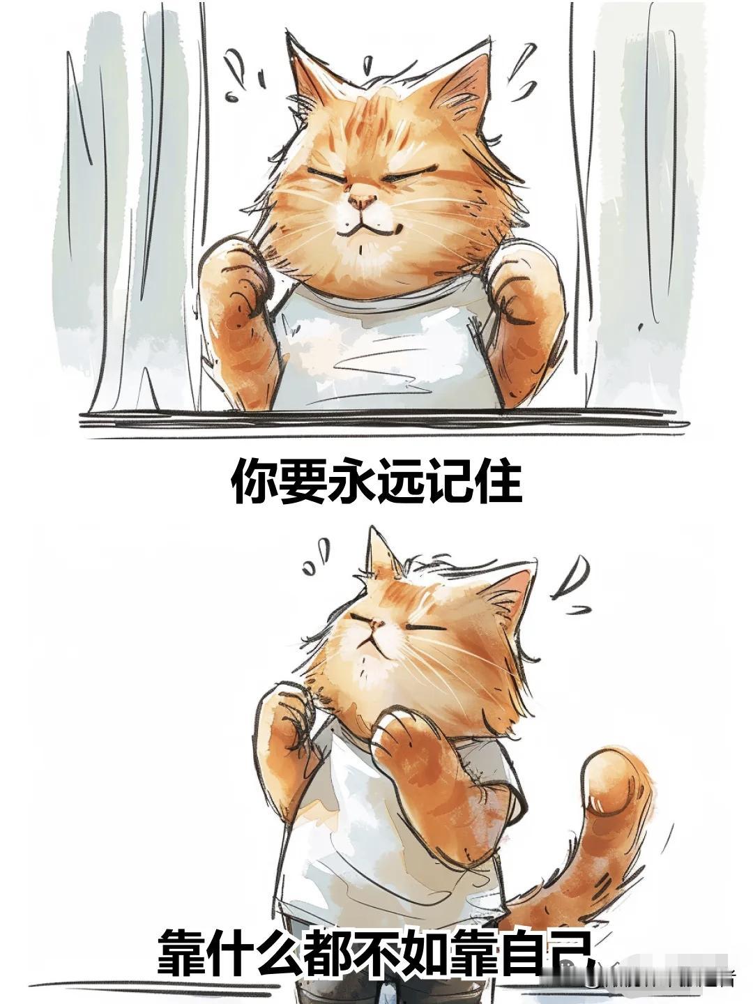 治愈漫画 I 你应该成为自己的靠山暖心治愈漫画 治愈系图漫画 日常治愈漫画 漫画