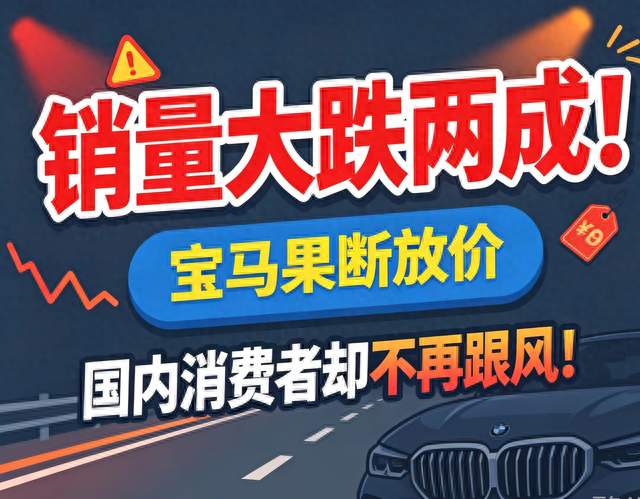 销量大跌两成！宝马果断放价，国内消费者却不再跟风！