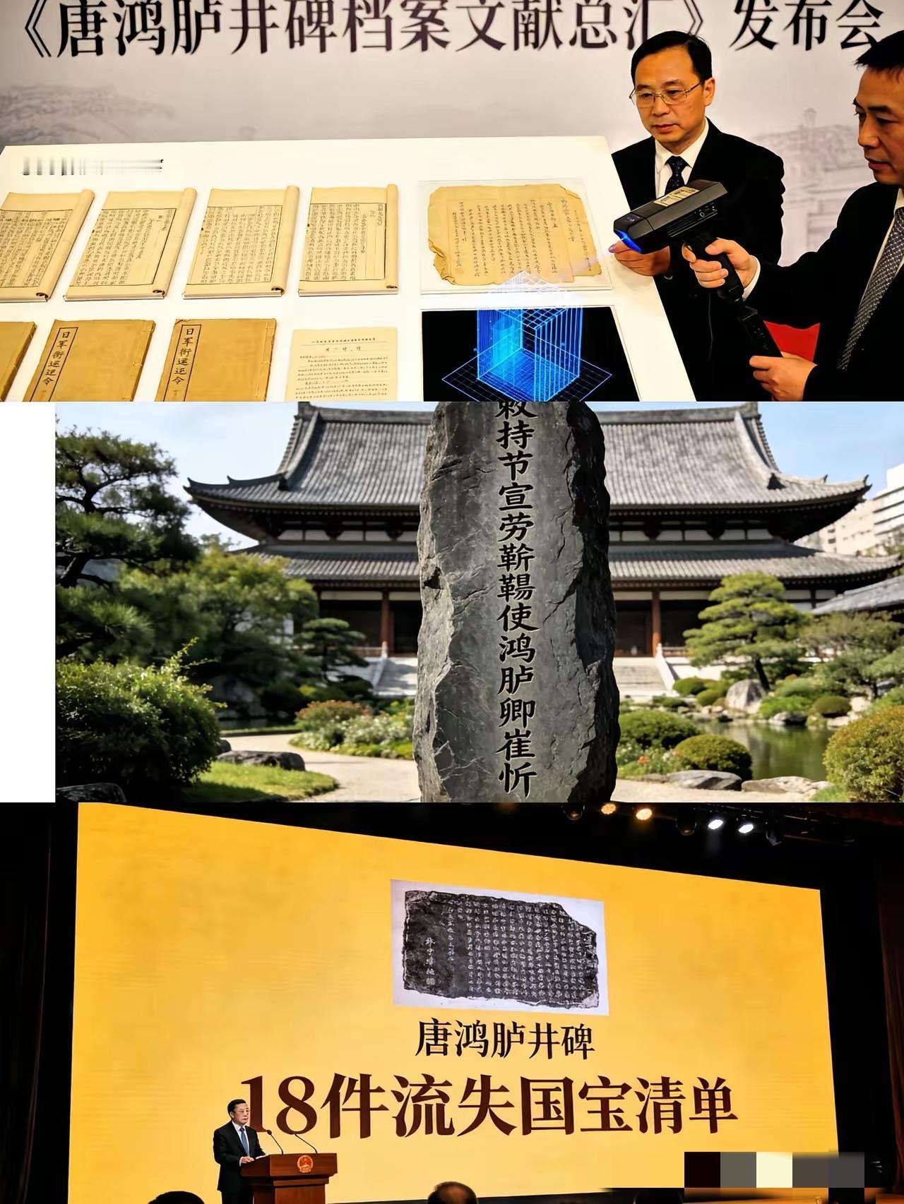 唐碑回家倒计时！日本良心觉醒了，右翼疯叫：那是日本的！

大家一听“唐鸿胪井碑”