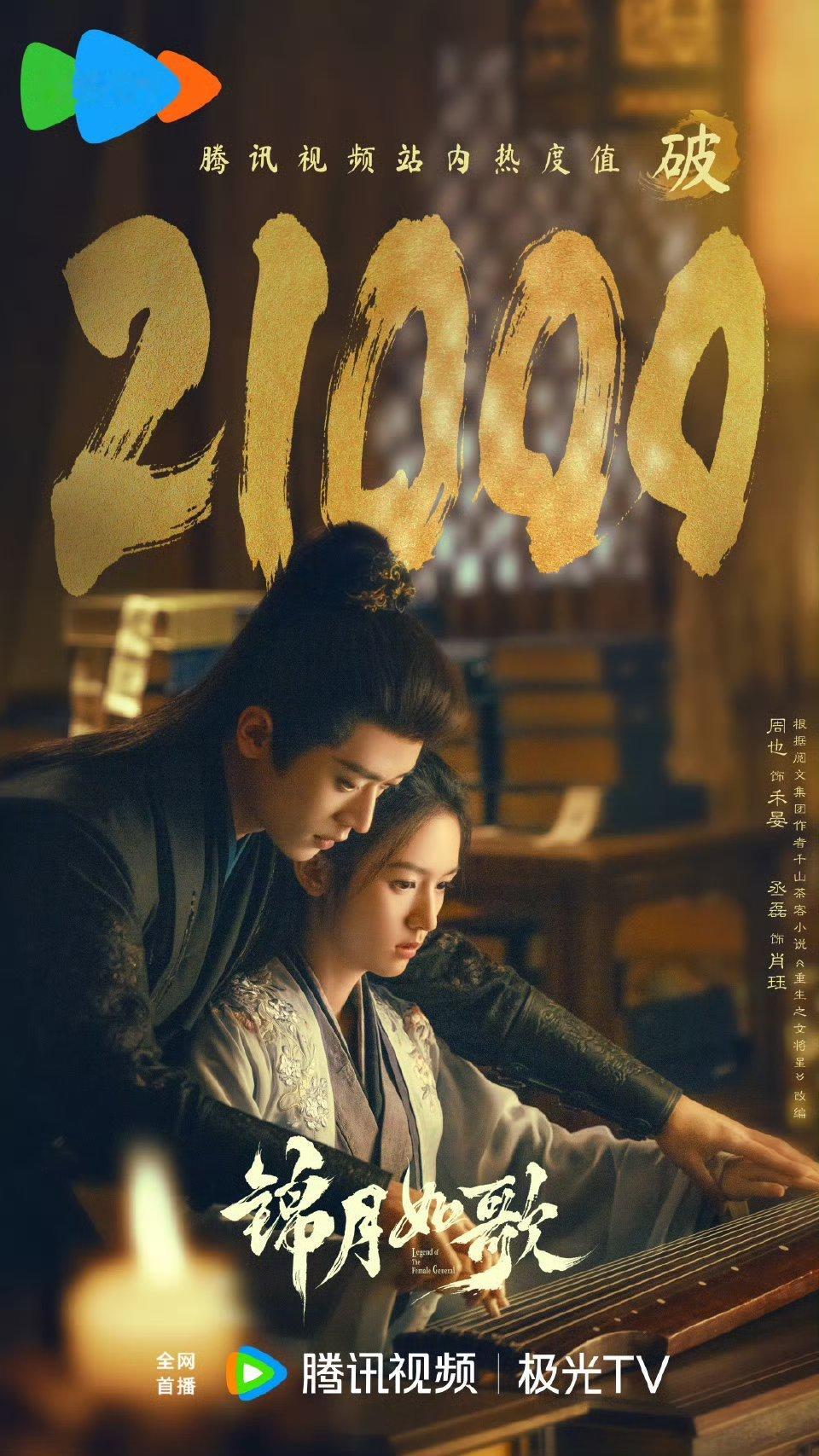 锦月如歌热度破22000锦月如歌首日热度锦月如歌首日热度，如何，确实很不错 ​​