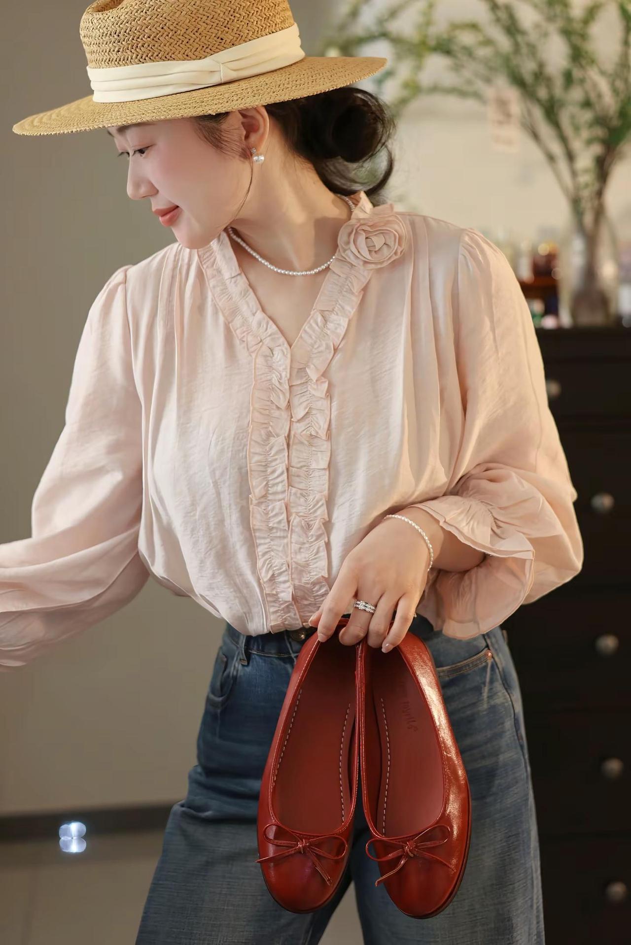 天呐‼️这个粉色简直了。我的春日穿搭look 交出你的春日ootd 东方美学穿搭