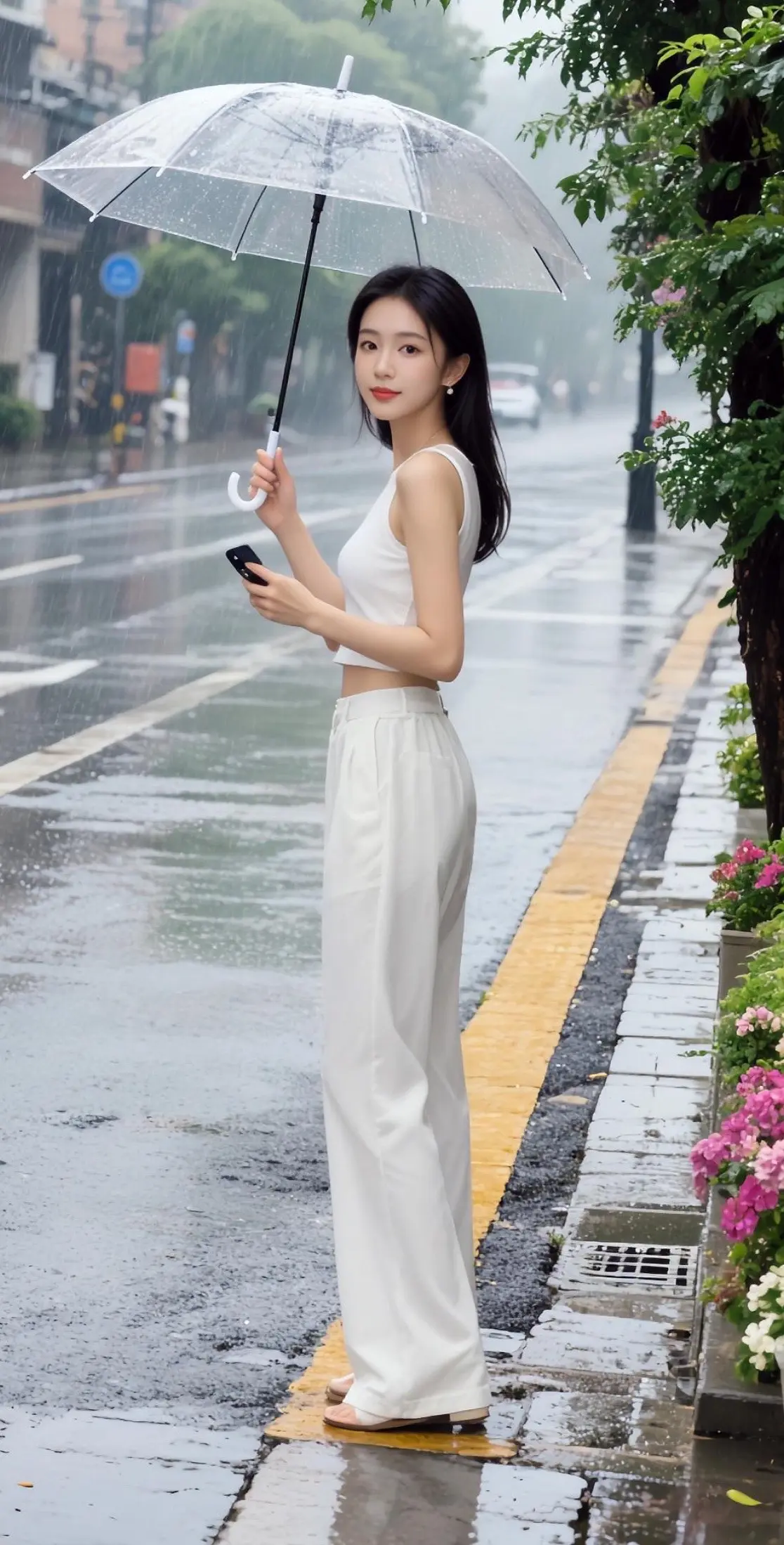 AI雨巷写真 ai创作