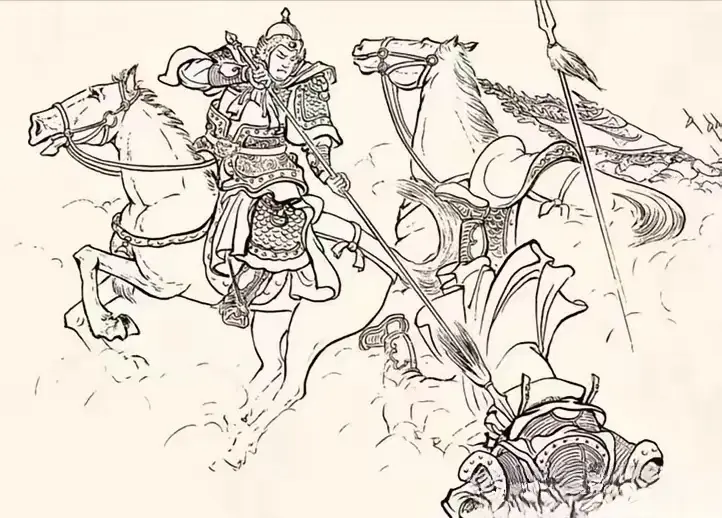 一枪刺于马下。此将立功心切，夸下海口说自从加入组织以后还寸功未立，心中...