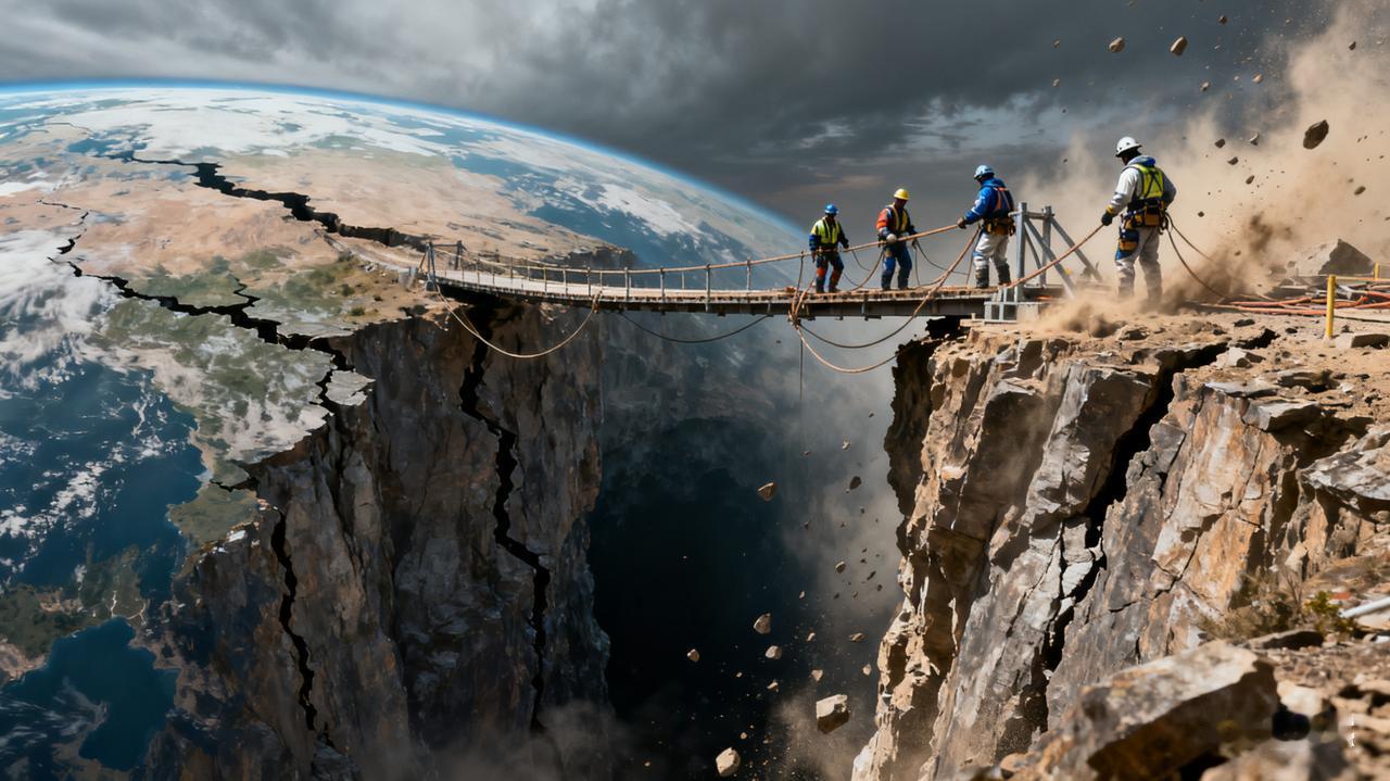 在地球裂缝上修桥有多难

在贵州那“地球裂缝”上修桥是啥概念？那花江大峡谷，两边