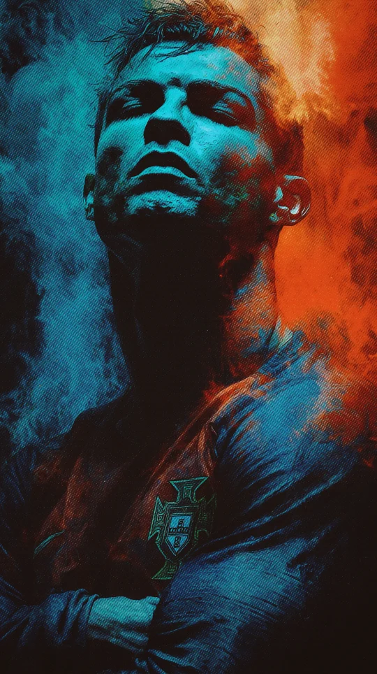 Ai下的C罗，太酷了