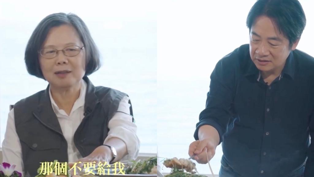 赖给蔡夹菜，被蔡一脸嫌弃，那个不要夹给我，我不吃那个。
蔡从不case赖，赖心里